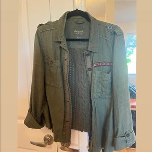 3/$20 🌟 XL Aeropostale Dark Green Light Weight Jacket